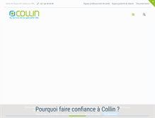 Tablet Screenshot of collinmedical.fr